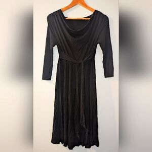 NWOT Midi Black Dress
